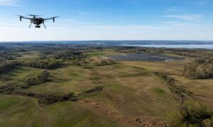 Drone land surveying solar site planning rochester ny - ALTA SURVEY New York Drone land surveying of a large parcel being evaluated for a solar installation site in Rochester New York